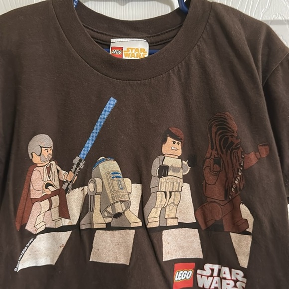 Star Wars Lego short sleeve brown Tee Size 4 - Picture 2 of 2